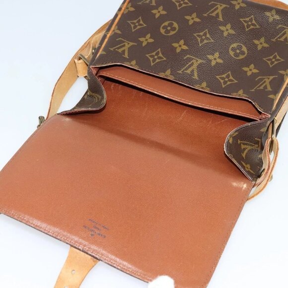 LOUIS VUITTON Monogram Cartouchiere MM Shoulder Bag LV Auth - Picture 12 of 16